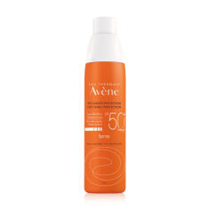 Акція на Сонцезахисний спрей для обличчя та тіла Avene Eau Thermale Sun Very High Protection Spray SPF 50+, 200 мл від Eva