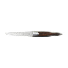 Акція на Металева пилочка для нігтів SPL, з сапфіровим напиленням та деревяною вставкою, 12 см (90153) від Eva