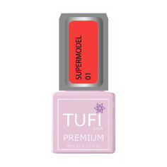 Акция на Гель-лак для нігтів Tufi Profi Premium Supermodel, 01 Наомі неоновий, 8 мл от Eva