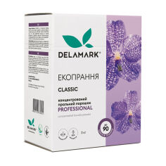Акция на Безфосфатний пральний порошок Delamark Royal Powder Professional автомат, 3 кг от Eva
