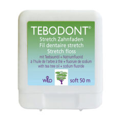 Акция на Зубна нитка Dr. Wild Tebodont-F з олією чайного дерева, з фторидом натрію, 50 м от Eva