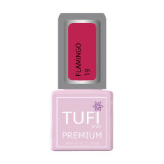 Акція на Гель-лак для нігтів Tufi profi Premium Flamingo 19 Суворий рожевий, 8 мл від Eva