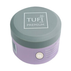 Акция на База для гель-лаку Tufi Profi Premium Rubber French Base 01 Пряжене молоко, 30 мл от Eva