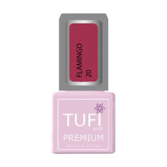 Акція на Гель-лак для нігтів Tufi profi Premium Flamingo 20 Спокійний рожевий, 8 мл від Eva