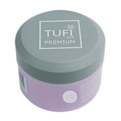 Акція на Гель для нарощування нігтів Tufi Profi Premium UV Gel, 01 Clear, 15 г від Eva