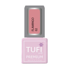 Акція на Гель-лак для нігтів Tufi profi Premium Flamingo 02 Сором'язливий рум'янець, 8 мл від Eva