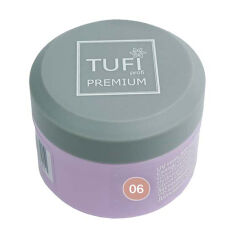 Акція на Гель для нарощування нігтів Tufi Profi Premium UV Gel, 06 Cover Medium, 15 г від Eva