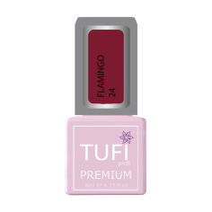 Акція на Гель-лак для нігтів Tufi profi Premium Flamingo 24 Римський пурпур, 8 мл від Eva