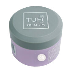 Акция на Гель для нарощування нігтів Tufi Profi Premium UV/LED Gel, 03 Baby Milk, 5 г от Eva
