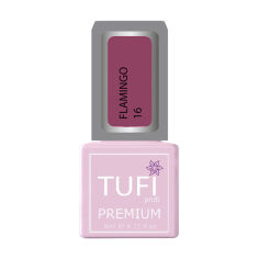 Акція на Гель-лак для нігтів Tufi profi Premium Flamingo 16 Пильна троянда, 8 мл від Eva