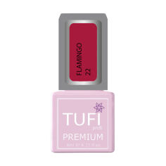 Акція на Гель-лак для нігтів Tufi profi Premium Flamingo 22 Стигла вишня, 8 мл від Eva