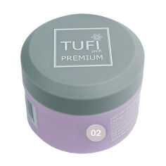 Акция на Гель для нарощування нігтів Tufi Profi Premium UV/LED Gel, 02 Milk, 15 г от Eva