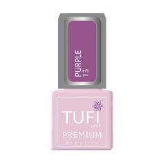 Акція на Гель-лак для нігтів Tufi Profi Premium Purple 13 Вишневий, 8 мл від Eva