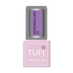 Акция на Гель-лак для нігтів Tufi Profi Premium Marshmallows 01 Лавандовий, 8 мл от Eva
