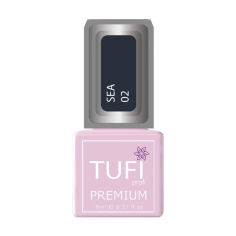 Акція на Гель-лак для нігтів Tufi Profi Premium Sea 02 Чорнильно-синій, 8 мл від Eva