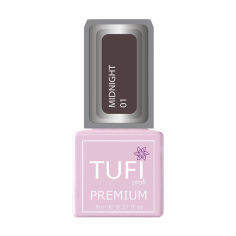 Акция на Гель-лак для нігтів Tufi Profi Premium Midnight 01 Декоративна троянда, 8 мл от Eva