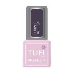 Акція на Гель-лак для нігтів Tufi Profi Premium Purple 16 Фіалковий з блискітками, 8 мл від Eva