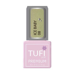 Акция на Гель-лак для нігтів Tufi Profi Premium Ice baby 08 Сніговий горностай, 8 мл от Eva