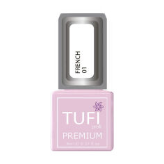 Акція на Гель-лак для нігтів Tufi Profi Premium French 01 Білий, 8 мл від Eva