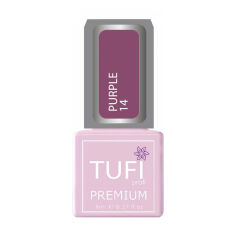 Акция на Гель-лак для нігтів Tufi Profi Premium Purple 14 Світло-малиновий, 8 мл от Eva