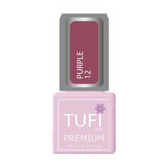 Акція на Гель-лак для нігтів Tufi Profi Premium Purple 12 Помпейський, 8 мл від Eva