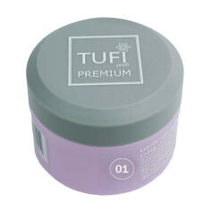 Акція на Гель для нарощування нігтів Tufi Profi Premium UV/LED Gel, 01 White Crystal, 30 г від Eva