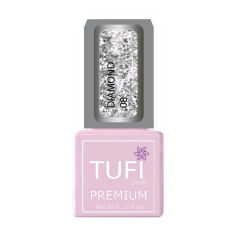 Акция на Гель-лак для нігтів Tufi Profi Premium Diamond 08 Срібний авангардизм, 8 мл от Eva