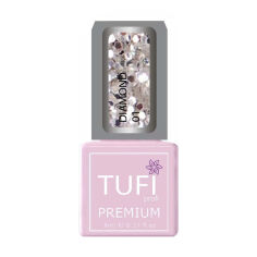 Акція на Гель-лак для нігтів Tufi Profi Premium Diamond 01 Неонові великі блискітки, 8 мл від Eva
