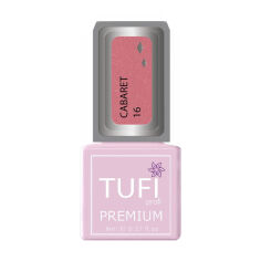 Акція на Гель-лак для нігтів Tufi Profi Premium Cabaret 16 Ягідний з блискітками, 8 мл від Eva
