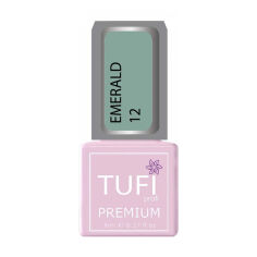 Акция на Гель-лак для нігтів Tufi Profi Premium Emerald 12 Середземне море, 8 мл от Eva