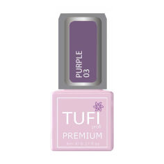 Акція на Гель-лак для нігтів Tufi Profi Premium Purple 03 Сливовий, 8 мл від Eva