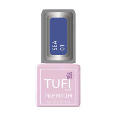 Акція на Гель-лак для нігтів Tufi Profi Premium Sea 01 Яскраво-синій, 8 мл від Eva