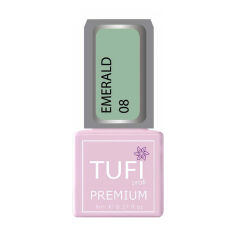 Акція на Гель-лак для нігтів Tufi Profi Premium Emerald 08 Кипарисовий, 8 мл від Eva