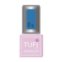 Акція на Гель-лак для нігтів Tufi Profi Premium Sea 07 Блакить моря, 8 мл від Eva
