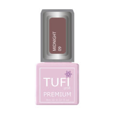 Акція на Гель-лак для нігтів Tufi Profi Premium Midnight 09 Відполірований ліловий, 8 мл від Eva