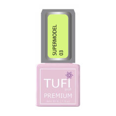 Акция на Гель-лак для нігтів Tufi Profi Premium Supermodel, 03 Клаудіа неоновий, 8 мл от Eva