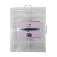 Акція на Верхні форми для нарощування Tufi profi Premium мигдаль, 120 шт (0121805) від Eva