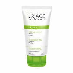 Акция на Очищувальний гель для обличчя Uriage Hyseac Cleansing Cream для м'якого очищення жирної та комбінованої шкіри, 150 мл от Eva