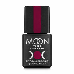 Акція на Гель-лак Moon Full Сolor Hypoallergenic Gel Рolish 143 вишневий, 8 мл від Eva