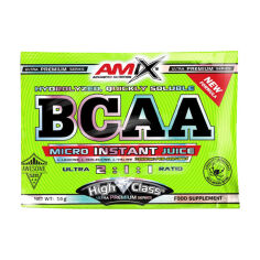 Акція на Харчова добавка амінокислоти в порошку Amix Nutrition BCAA Micro Instant Juice Фруктовий пунш, 10 г (саше) від Eva