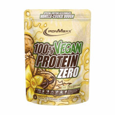 Акція на Харчова добавка Протеїн в порошку IronMaxx 100 % Vegan Protein Zero Ванільне печиво, 500 г від Eva