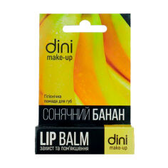 Акція на Гігієнічна помада для губ Dini Lip Balm Сонячний банан, 4.5 г від Eva