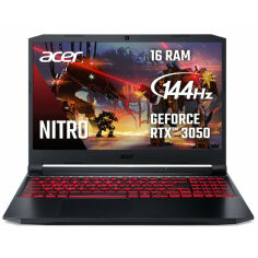 Акція на Ноутбук ігровий Acer Nitro 5 AN515-45 (NH.QBAEU.001) Black від Comfy UA