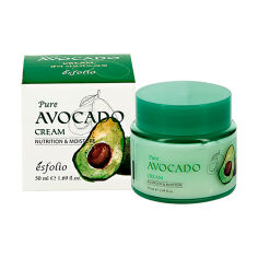 Акція на Крем для обличчя Esfolio Pure Avocado Cream з екстрактом авокадо, 50 мл від Eva