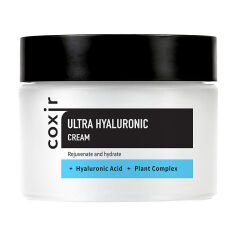 Акція на Зволожувальний крем для обличчя Coxir Ultra Hyaluronic Cream, 50 мл від Eva