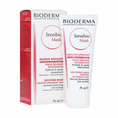 Акція на Заспокійлива маска для обличчя Bioderma Sensibio Soothing Mask для чутливої шкіри, 75 мл від Eva