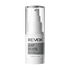 Акция на Флюїд для догляду за шкірою навколо очей Revox B77 Just з рожевою водою та олією авокадо, 30 мл от Eva