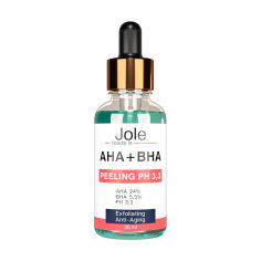 Акція на Пілінг для обличчя Jole Peeling Complex AHA+BHA pH 3.3 з комплексом кислот, 30 мл від Eva