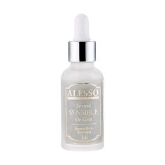 Акция на Сироватка для обличчя Alesso Professionnel Grey Gold Sensetive Serum 3.6 заспокійлива, для чутливої шкіри, 30 мл от Eva