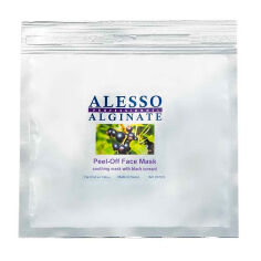 Акция на Альгінатна маска для обличчя Alesso Professionnel Alginate Peel-Off Face Mask заспокійлива, з чорною смородиною, 25 г от Eva